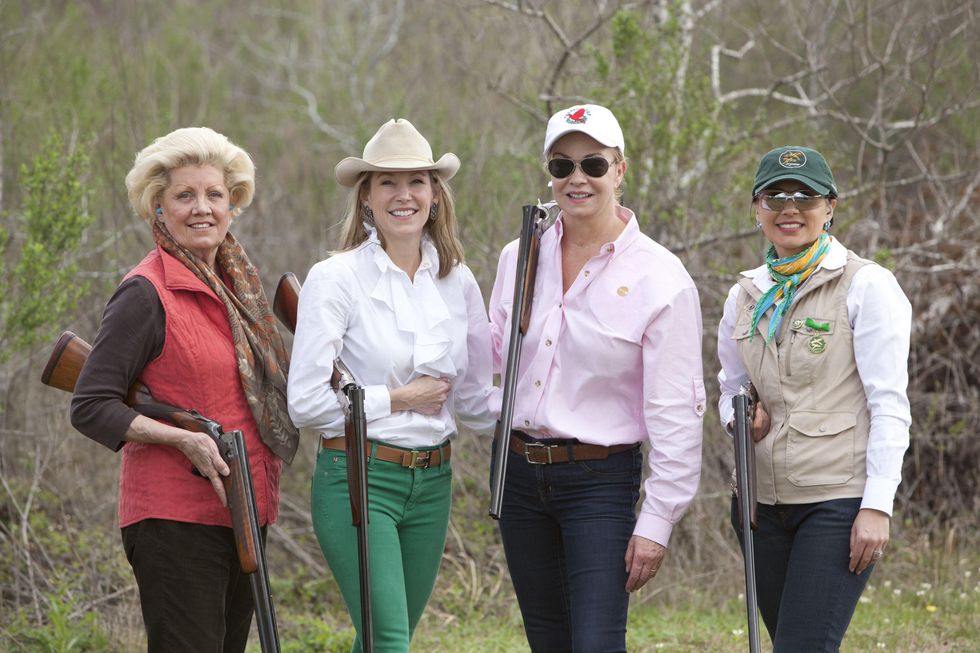 News, Shelby, Anne Brent; Claudia Craft Huthnance; Alice Mosing; Vicki Polinski; MFAH Fine Art of Shooting, March 2014