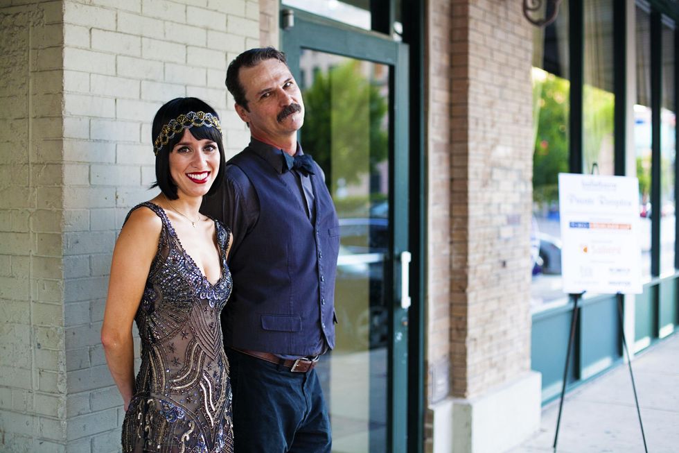 News, Shelby, Ballet Barre kick-off, August 2014, Grace Salinas, Steve Keurlebure