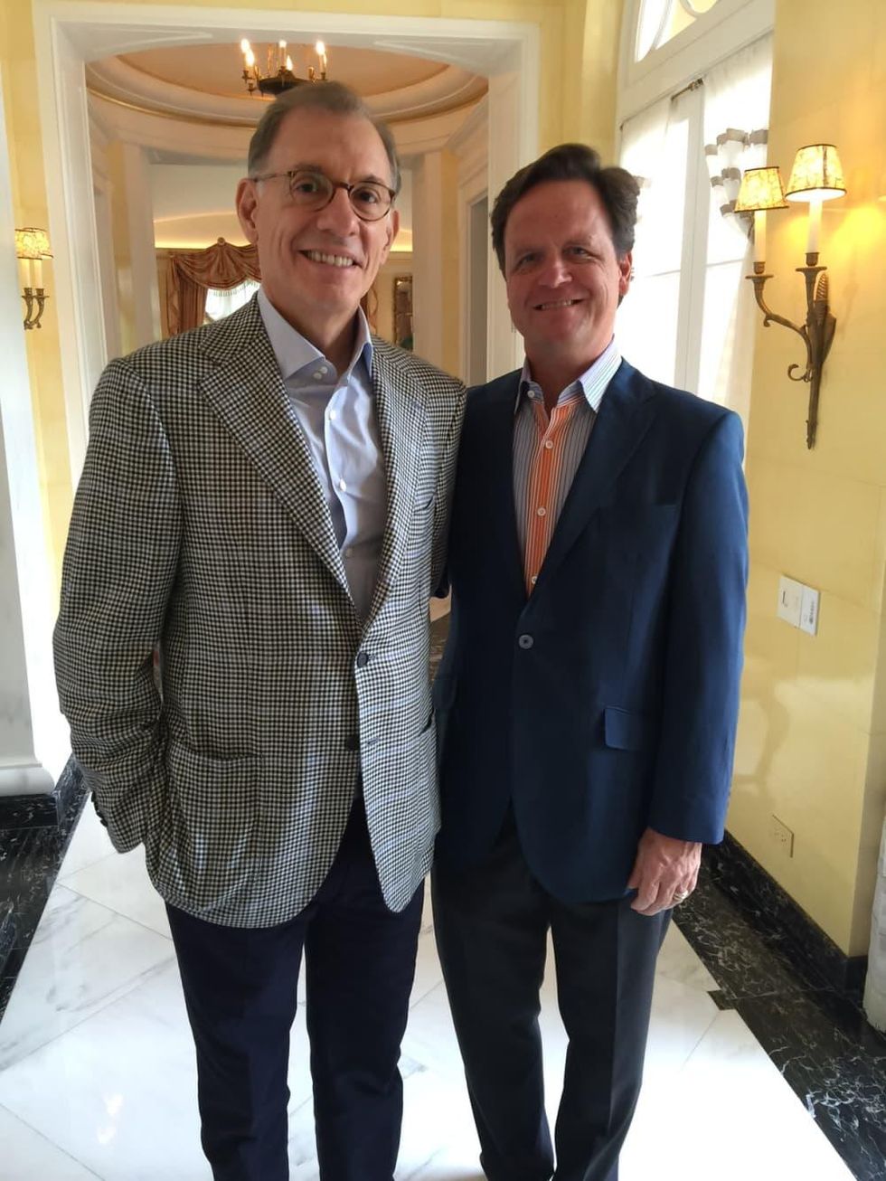 News, Shelby, Barbara Hines lunch on Venice, Oct. 2015, Gary Tinterow, Christopher Gardner