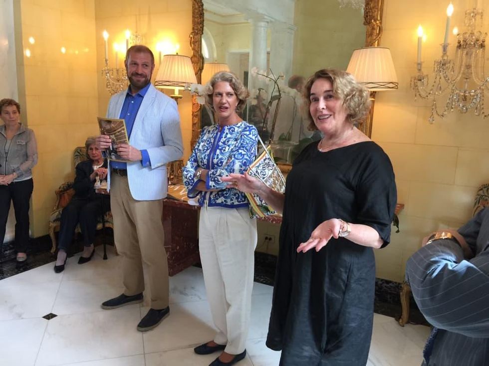 News, Shelby, Barbara Hines lunch on Venice, Oct. 2015, Toto Bergamo Rossi, Valentina xxx, Barbara Hines