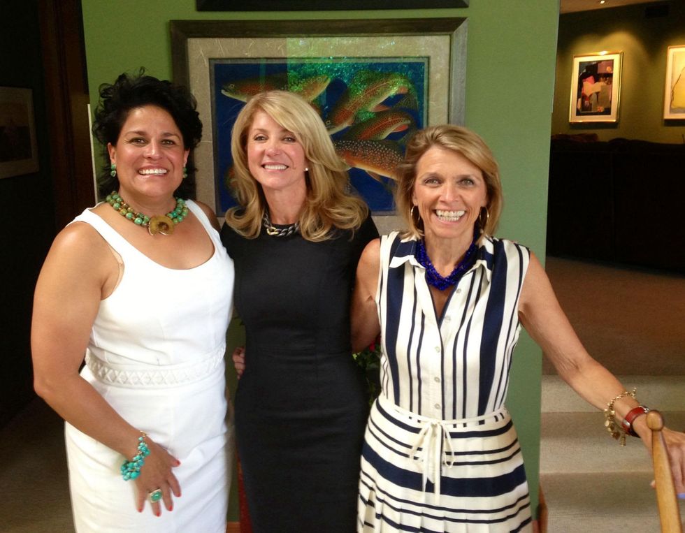 News_Shelby_Blanca O'Leary_Wendy Davis_Kathryn McNiel_Aspen_August 2013