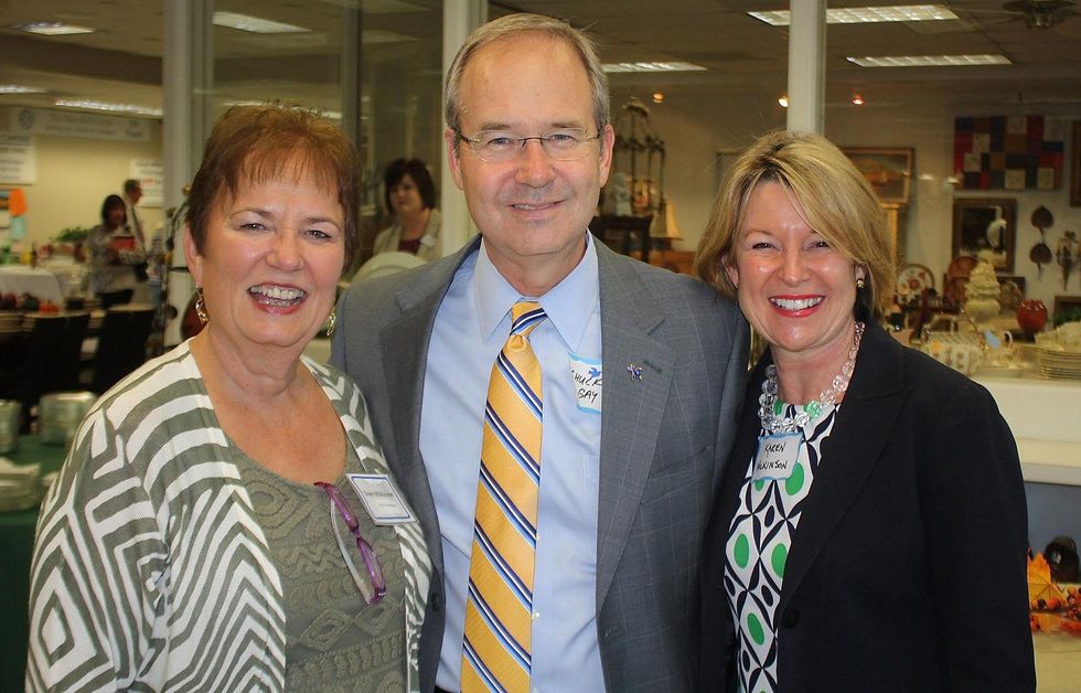 News, Shelby, Blue Bird Circle endowed chair, October 2014, Gwen Wilkinson, Dr.Charles Gay, Karen Wilkinson