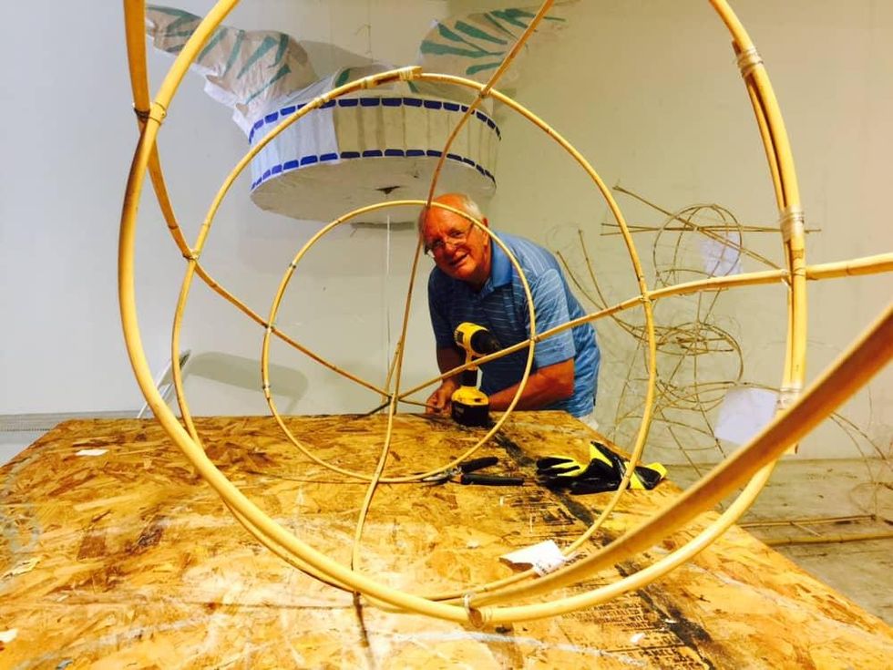 News, Shelby, Buffalo Bayou Park lanterns, August 2015, Arnold Vanek