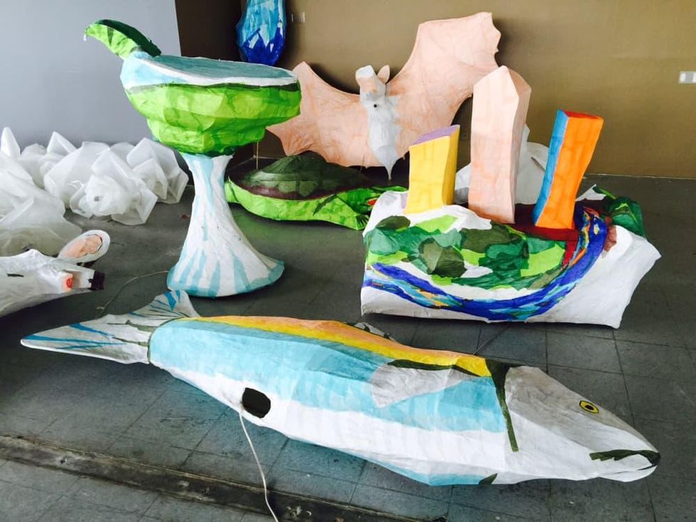 News, Shelby, Buffalo Bayou Park lanterns, August 2015