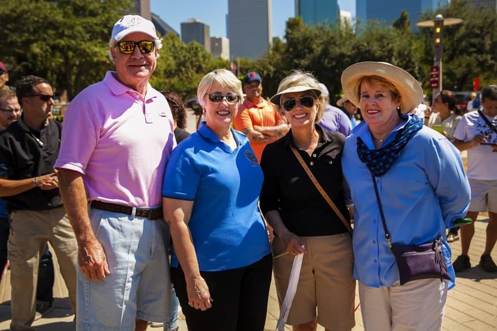 News, Shelby, Buffalo Bayou Park opening, Oct. 2015, David Heaney, Mayor Annise Parker, Ann Lents, Margaret Wolfe