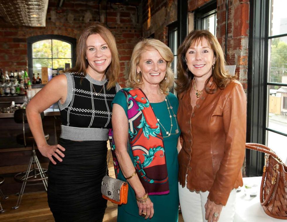 News, Shelby, Catwalk for a Cure kickoff, Oct. 2015, Allison Flikerski, Denise Monteleone, Elizabeth Stein