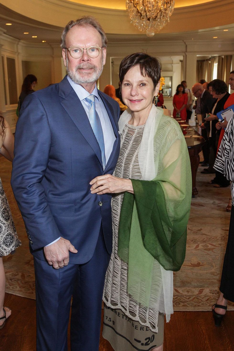 News, shelby, Center for Contemporary Craft luncheon, Tom Edens, Carla Cotropia