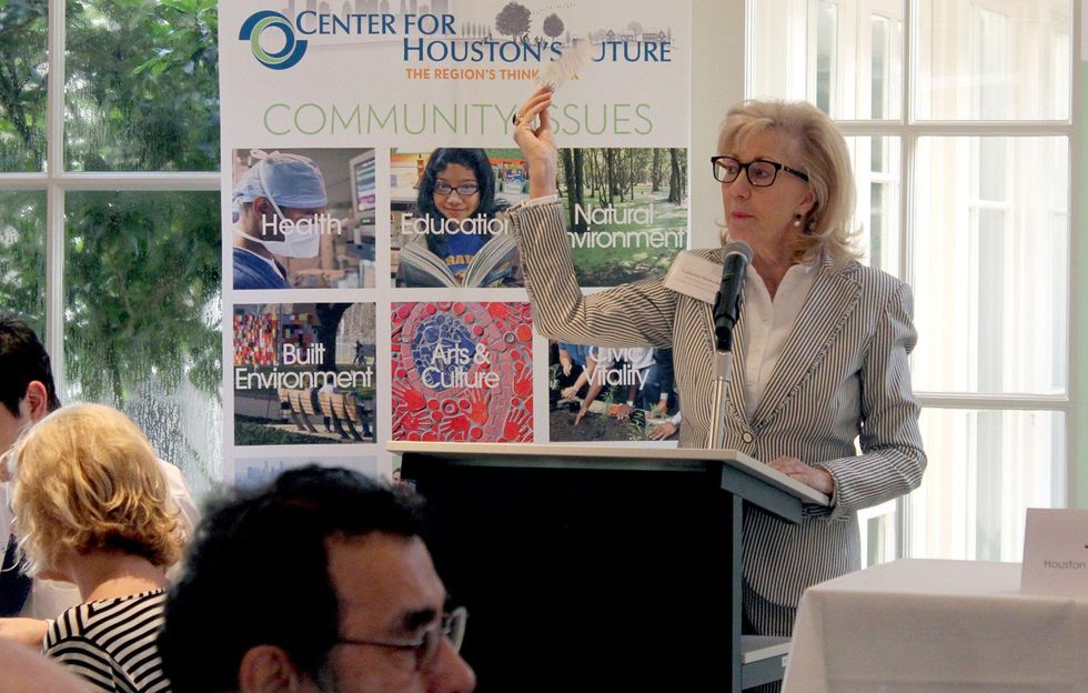 News, Shelby, Center for Houston's Future, Catherine Mosbacher, July 2014