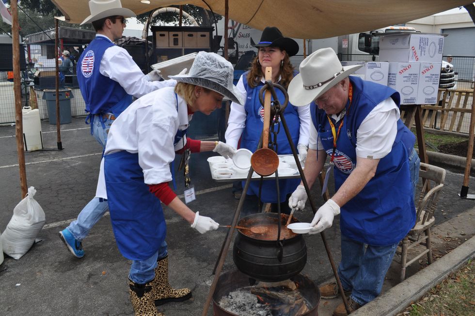 News, Shelby, chili cookers, Rodeo Armed Services Day, March 2014