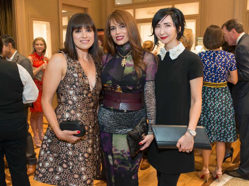 News, Shelby, Chopard opening, Oct. 2015, Sandra Manela, Karina Barbieri, Carrie Brandsberg-Dahl