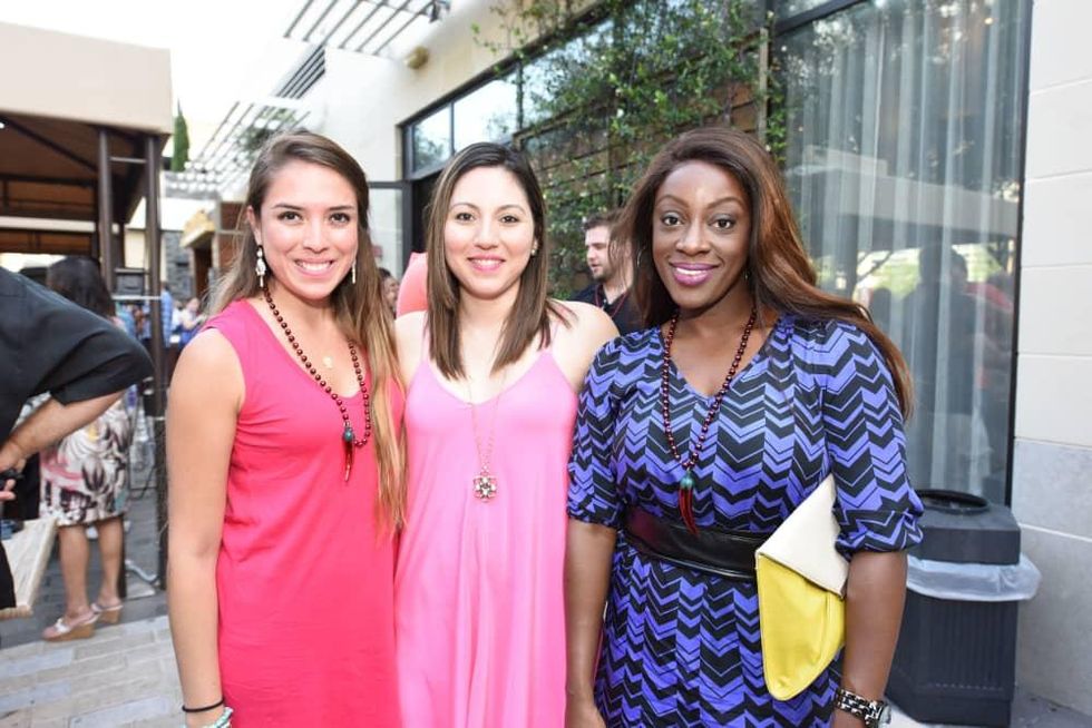 News, Shelby, Curry Crawl, June 2015, Anna Beltran, Anyoleth Sanchez and Margaret Howard