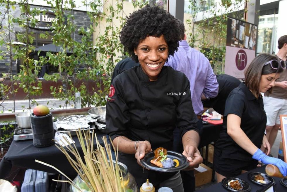 News, Shelby, Curry Crawl, June 2015, Chef Brittany Eaden.