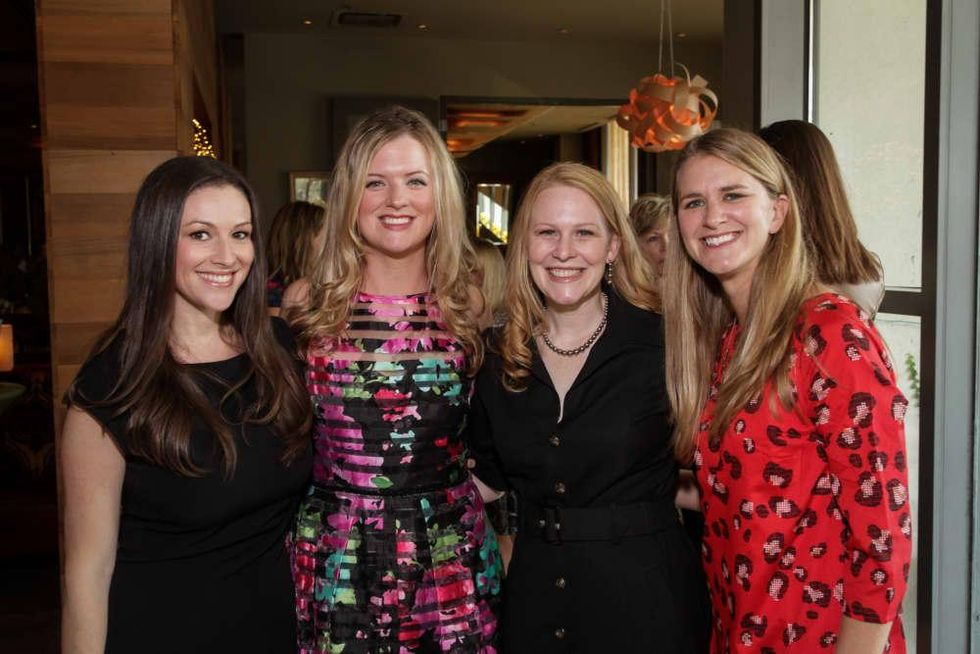 News, Shelby, Dec My Room luncheon, Oct. 2015 Christina Webb, Layne Clark, Lyndsey Havel, Karen Lake