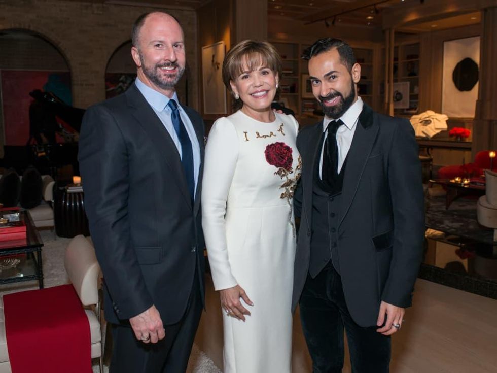 News, Shelby, Dolce & Gabbana dinner, Nov. 2015, Tony Bradfield, Hallie Vanderhider Fady Armanious