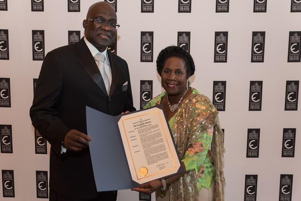 News, Shelby, Ensemble Theatre gala, Aug. 2015, Jesse Tyson, Sheila Jackson Lee