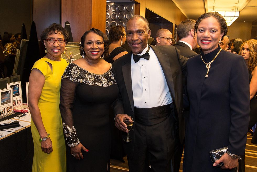 News, Shelby, Ensemble theatre gala, August 2014 Sharon Michael Owens, Jackie Phillips, Frank Brown Debbie White