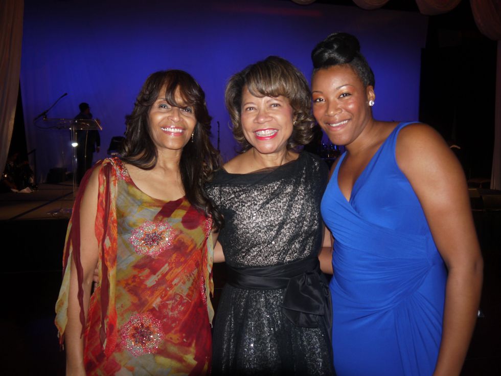 News, Shelby, Ensemble Theatre gala, August 2014Janette Cosley, Merele Yarborough, Kayla Lee