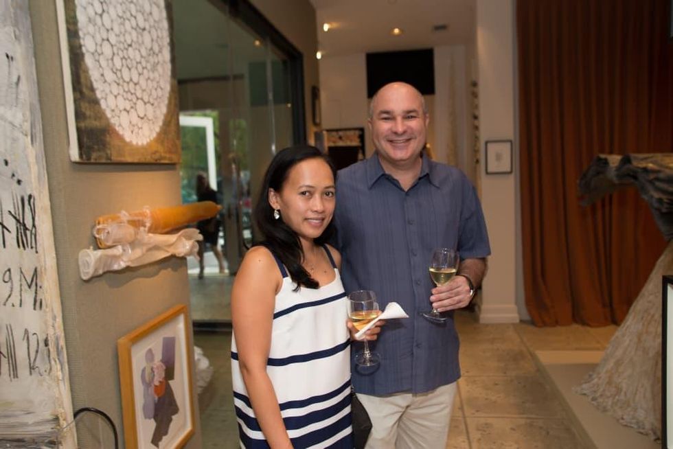 News, Shelby, Fine Art Fair Kick-off, Sept. 2015, Anna Aniban, Ken Mazzu