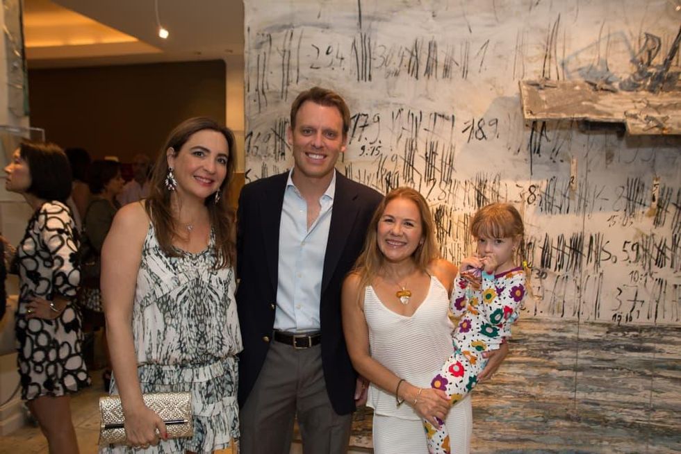 News, Shelby, Fine Art Fair Kick-off, Sept. 2015, Paola & Arturo Creixell, Penelope Marks, Alana Marks