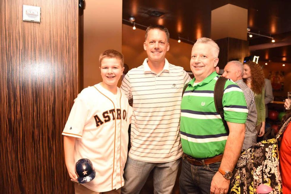 News, Shelby, George Springer's bowling fundraiser, July 2015, Parker Wright, A.J. Hinch, Doug Wright