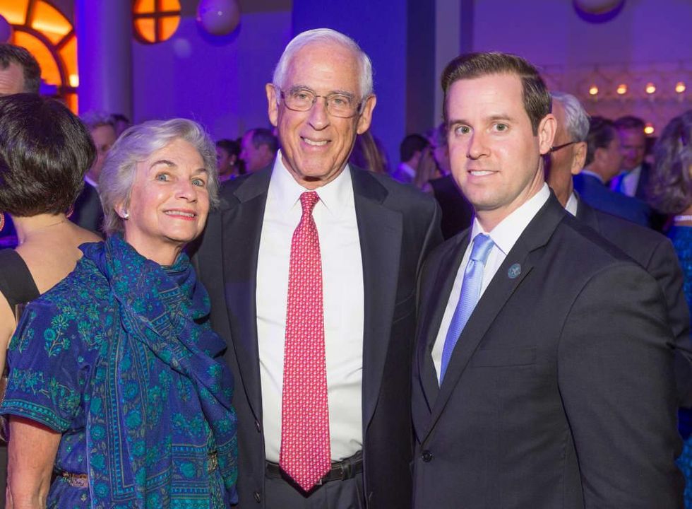 News, SHelby, Gerald Hines 90th birthday, Sept. 2015, Anne and John Mendelsohn, Chris Brown