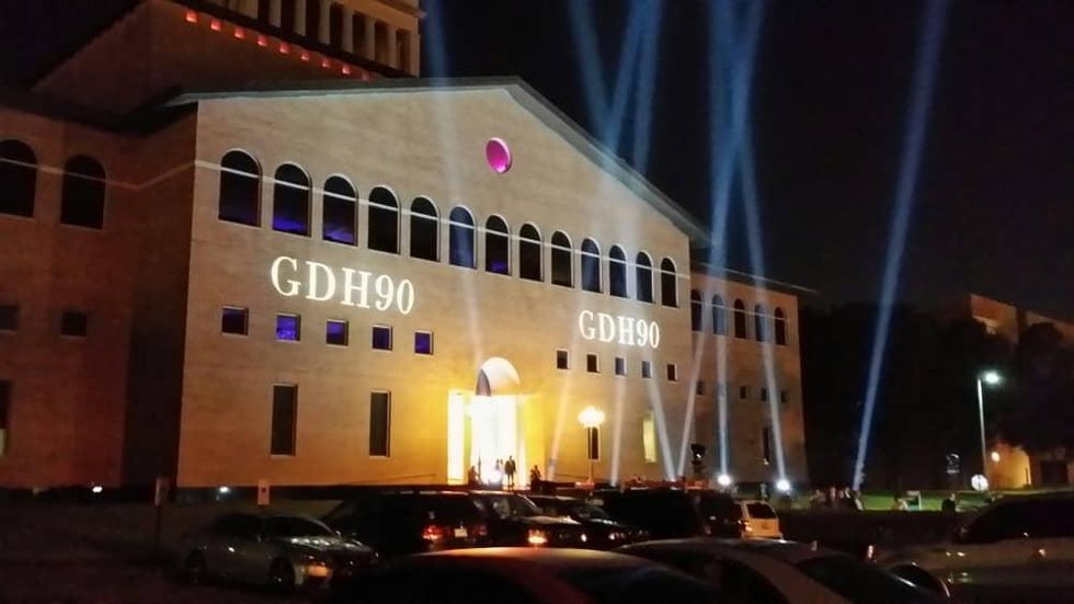 News, Shelby, Gerald Hines 90th birthday, Sept. 2015, exterior