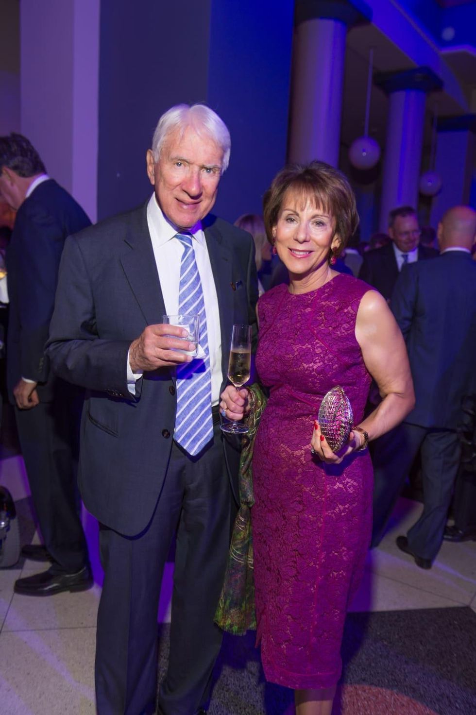 News, Shelby, Gerald Hines 90th birthday, Sept. 2015,Gene & Barbara Kohn