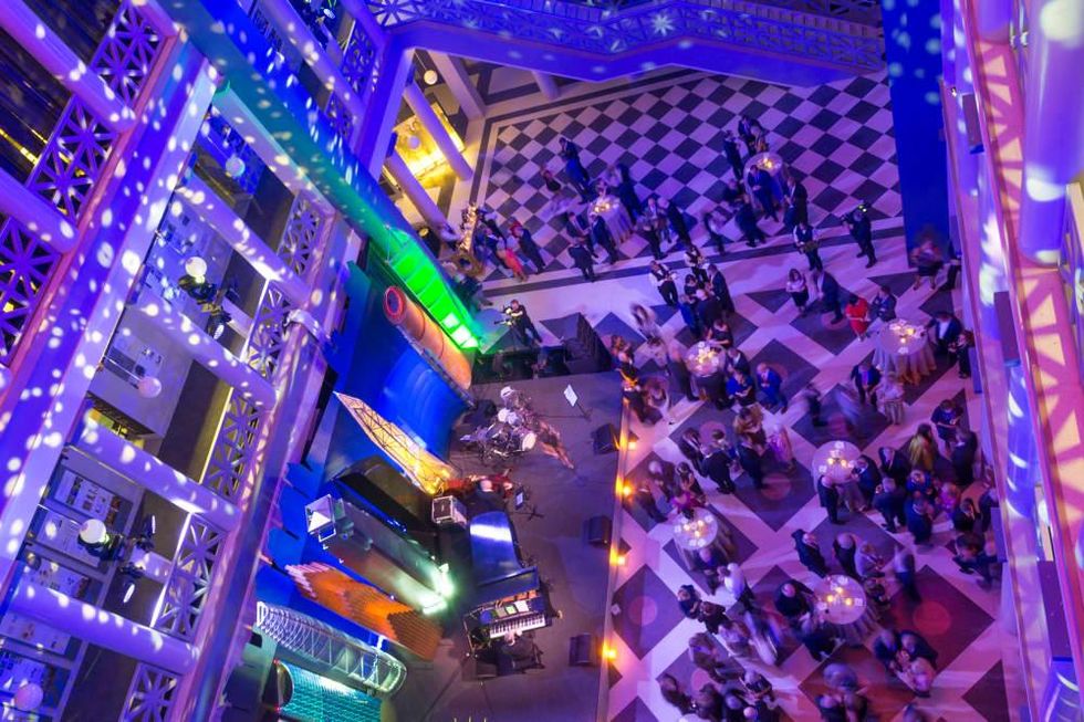 News, Shelby, Gerald Hines 90th birthday, Sept. 2015, stage