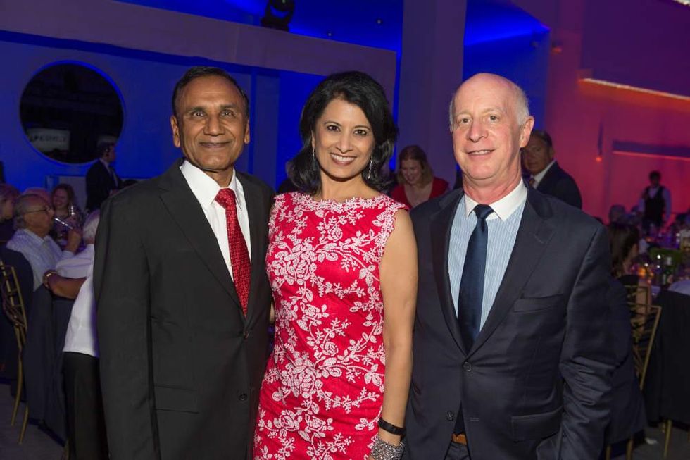 News, Shelby, Gerald Hines 90th birthday, Sept. 2015, Suresh and Renu Khator, Paul Goldberger