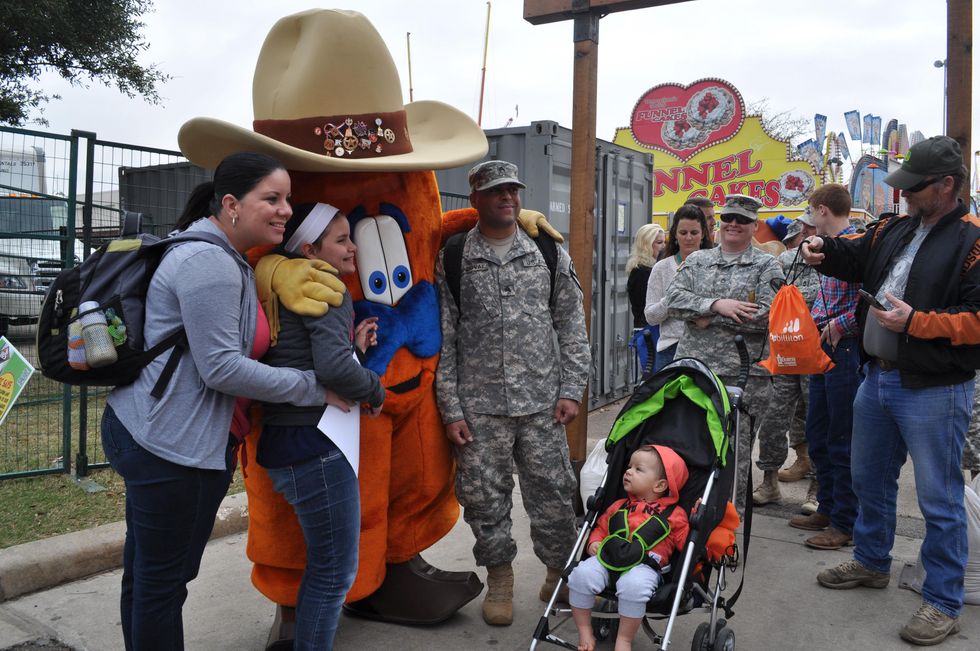 News, Shelby, happy day for military families,Rodeo Armed Services Day, March 2014