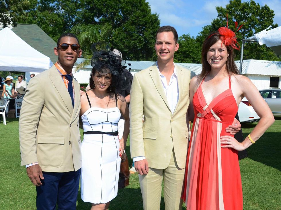 News Shelby Health Museum polo 2 Errol & Sharon McLaughlin, Phil Purpich, Beth Younger May 2013