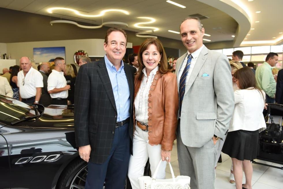 News, Shelby, Helfman Maserati opening, June 2015, Anne CarlAlan and Elizabeth Stein, Federico Farina
