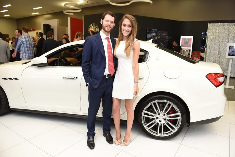 News, Shelby, Helfman Maserati opening, June 2015, Blake Helfman, Hilary Rosenstein
