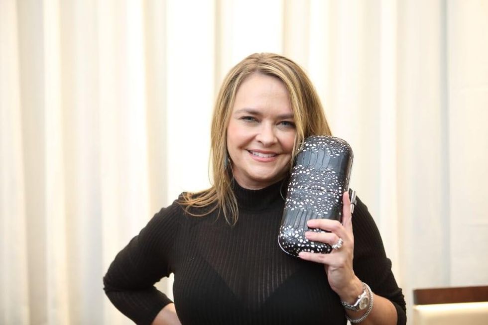 News, Shelby, Heroes & Handbags kick-off, Nov. 2015, Chastiti Horne