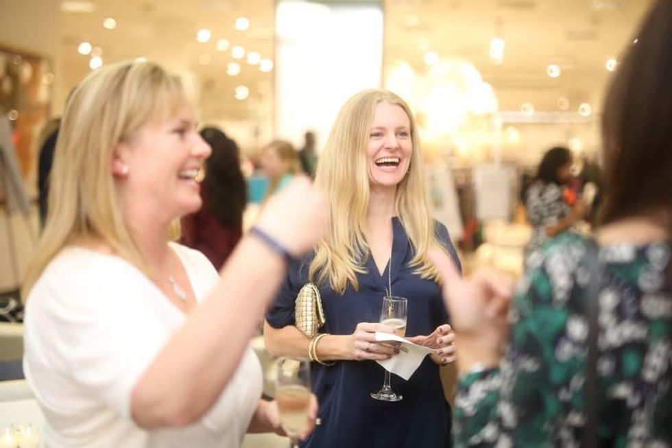 News, Shelby, Heroes & Handbags kick-off, Nov. 2015, Lisa Ritchie, Amy Boquist