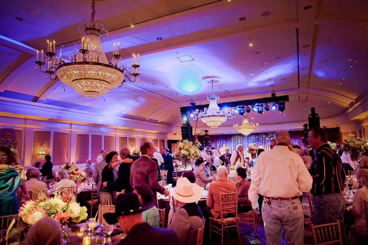 River Oaks Country Club ballroom decked out for western fun
