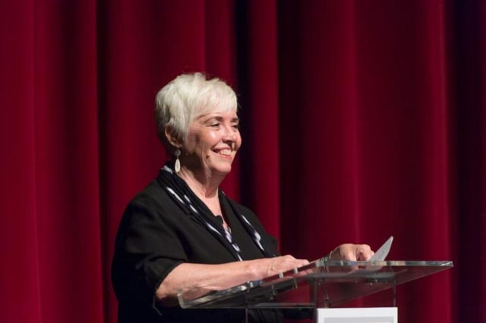 News, Shelby, Hines Architecture Forum, Sept. 2015, Dean Patricia Oliver