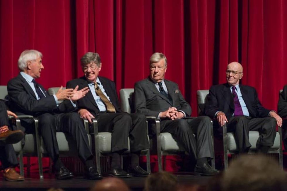 News, Shelby, Hines Architecture Forum, Sept. 2015, Gene Kohn, Henry Cobb, John Burgee, Gerald Hines