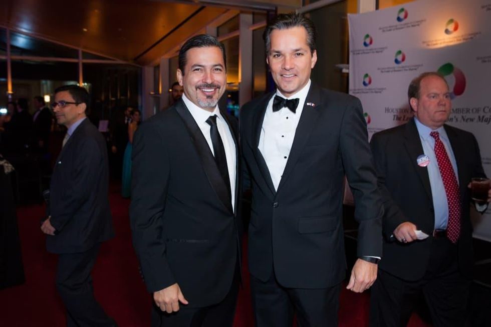 News, Shelby, Hispanic Chamber gala, Nov. 2015, Jesse Saldivar, Jay Guerrero