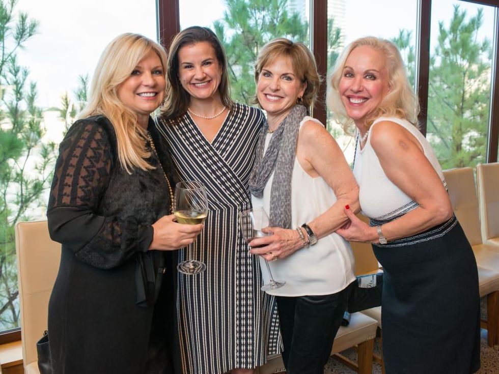 News, Shelby, Holiday Card kickoff, Oct. 2015,Terri Courtney, Erin McCarthy, Pam Jones, Lisa Miranda