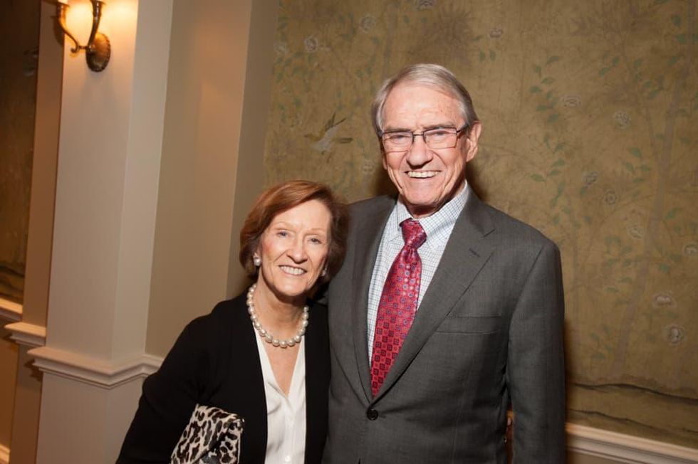 News, Shelby, Hospice dinner, Oct. 2015 Harrie Foster, Joe Foster