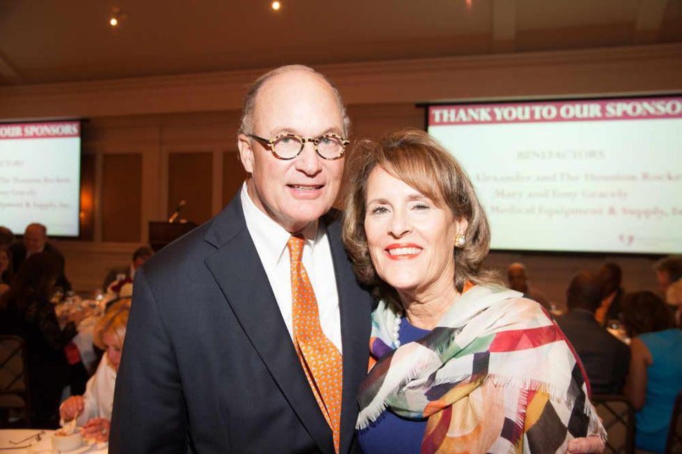 News, Shelby, Hospice Dinner, Oct. 2015, Peter Wareing, Elizabeth Wareing