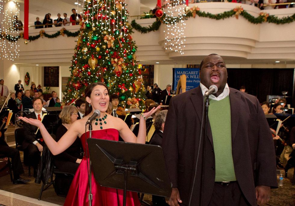 News_Shelby_Houston Methodist Holiday Concert_Andrea Carroll_Reginald Smith Jr._December 2013