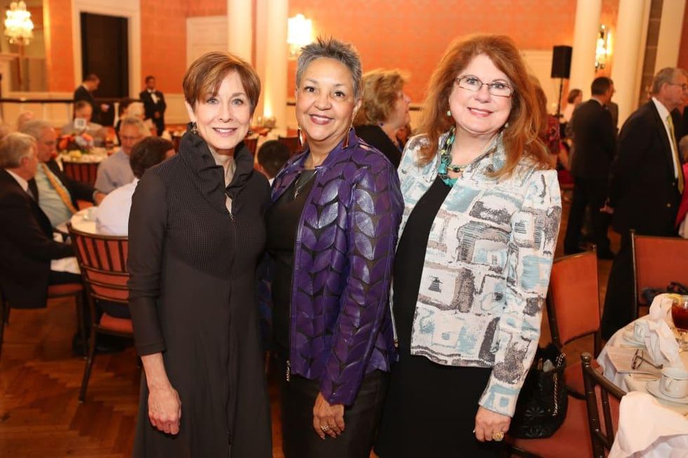 News, Shelby, Houston Museum of Natural Science Luncheon, Oct. 2015, Amy Chaisson, Carla Dickerson, Joni Baird