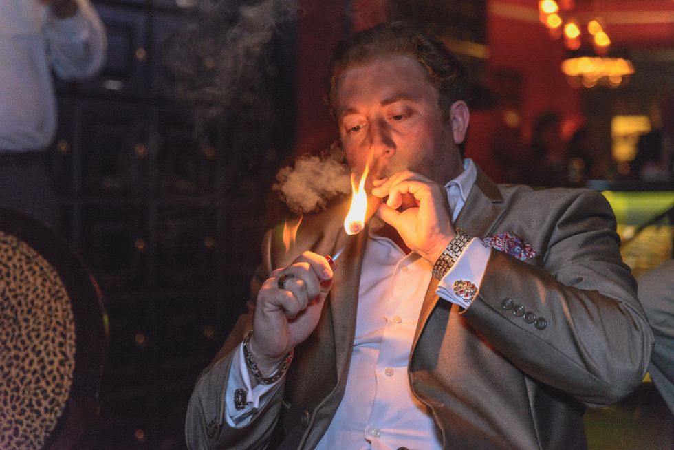 News, Shelby, Hublot party, The Marquis, May 2015 cigar sommelier Jonathan Fiant