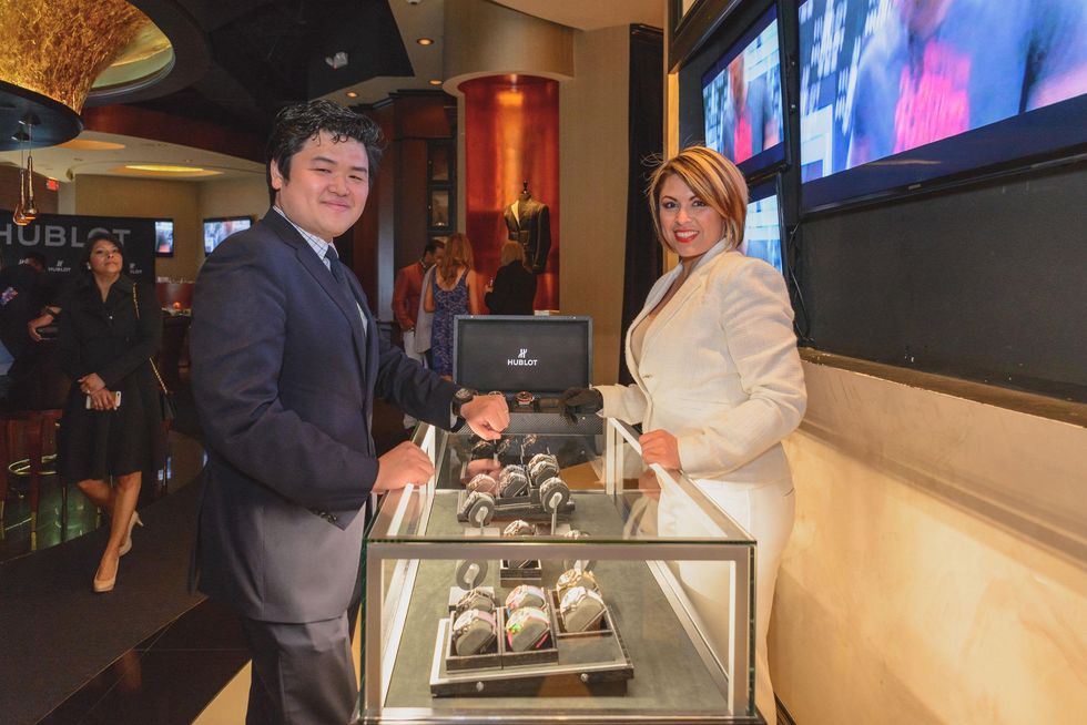 News, Shelby, Hublot party, The Marquis, May 2015 Justin Po, Gabriela Llamas