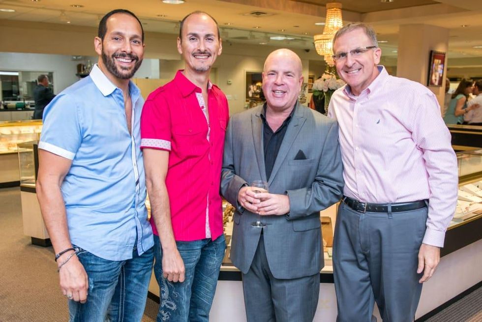 News, Shelby, IW Marks party, Sept. 2015, Jerry Gardsbane, Alex Cuevas, Danny Kallen, Jack Berger