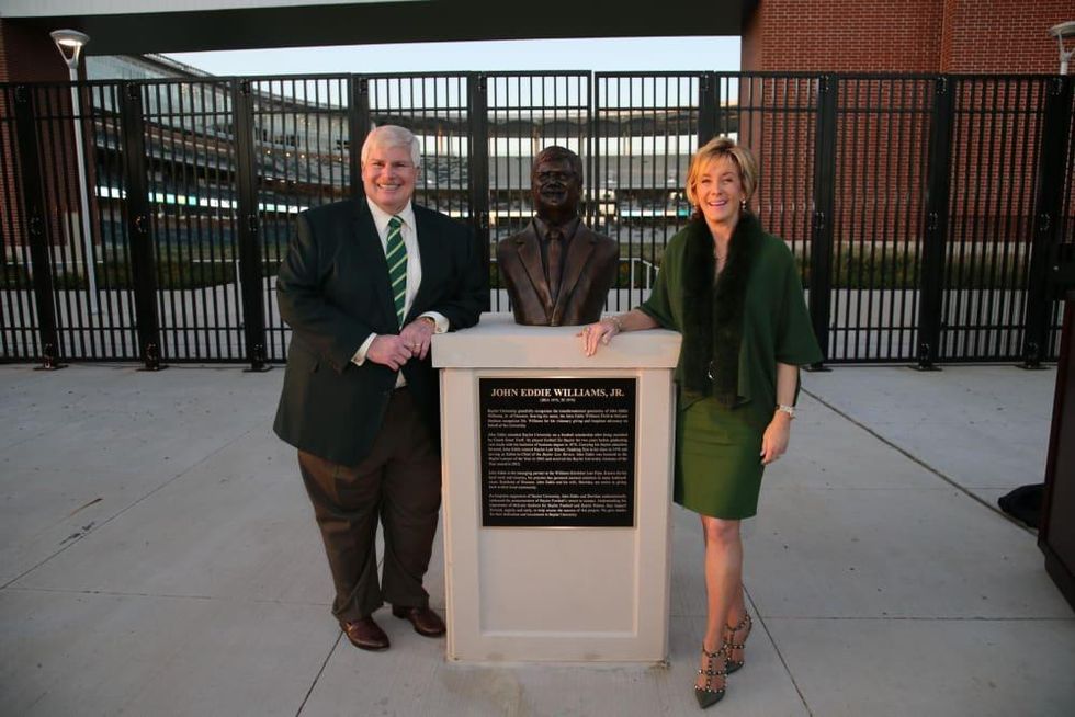 News, Shelby, John Eddie Williams Statue event, Nov. 2015