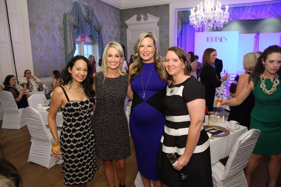 News, Shelby, Junior League Luncheon, Sept. 2015, Cherish Bradshaw, Amy Dunn, Bethany Buchanan, Katie Hackerdorn