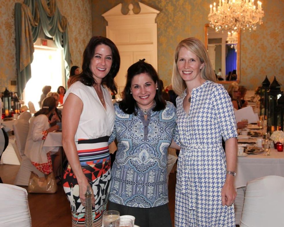 News, Shelby, Junior League Luncheon, Sept. 2015, Danielle Currier, Tina Villarreal, Whitney Gormley